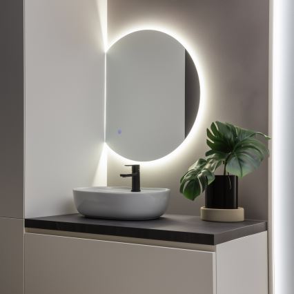 Brilagi - LED fürdőszobai tükör MEZZO LED/18W/230V 60x50 cm IP44 CRI 90 dimmelhető + CCT