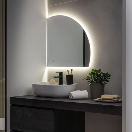 Brilagi - LED fürdőszobai tükör QUARTIERE LED/18W/230V 50x55 cm IP44 CRI 90 dimmelhető + CCT
