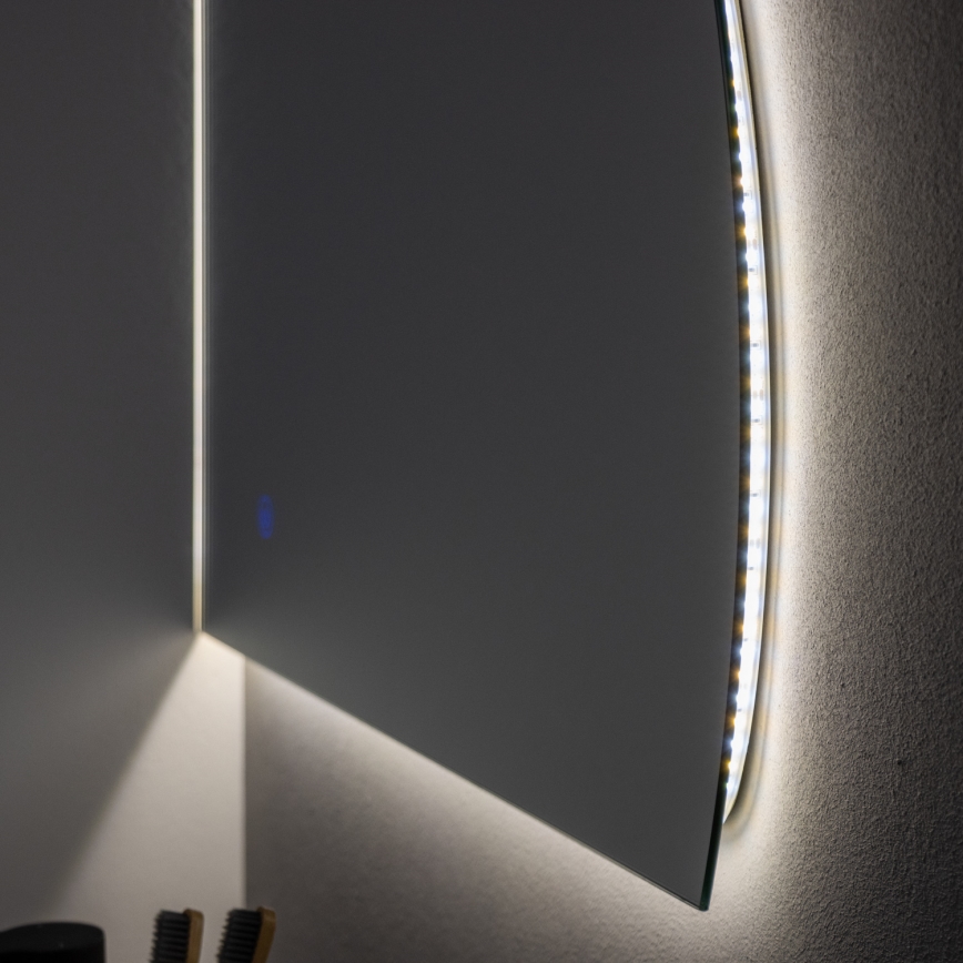 Brilagi - LED fürdőszobai tükör QUARTIERE LED/18W/230V 50x55 cm IP44 CRI 90 dimmelhető + CCT