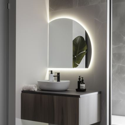 Brilagi - LED-es fürdőszobai tükör QUARTIERE LED/25W/230V 70x75 cm IP44 CRI 90 fényerőszabályozható + CCT