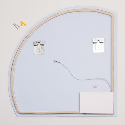 Brilagi - LED-es fürdőszobai tükör QUARTIERE LED/25W/230V 70x75 cm IP44 CRI 90 fényerőszabályozható + CCT