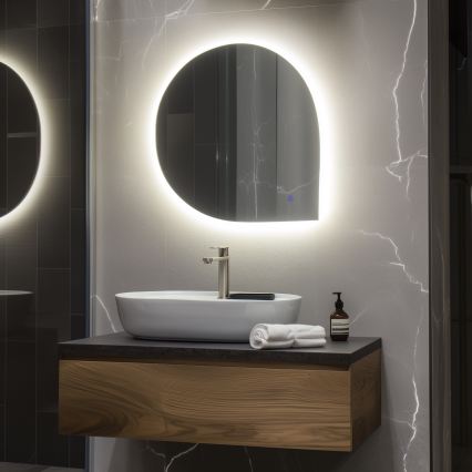 Brilagi - LED fürdőszobai tükör RICADI LED/19W/230V 60x60 cm IP44 CRI 90 dimmelhető + CCT