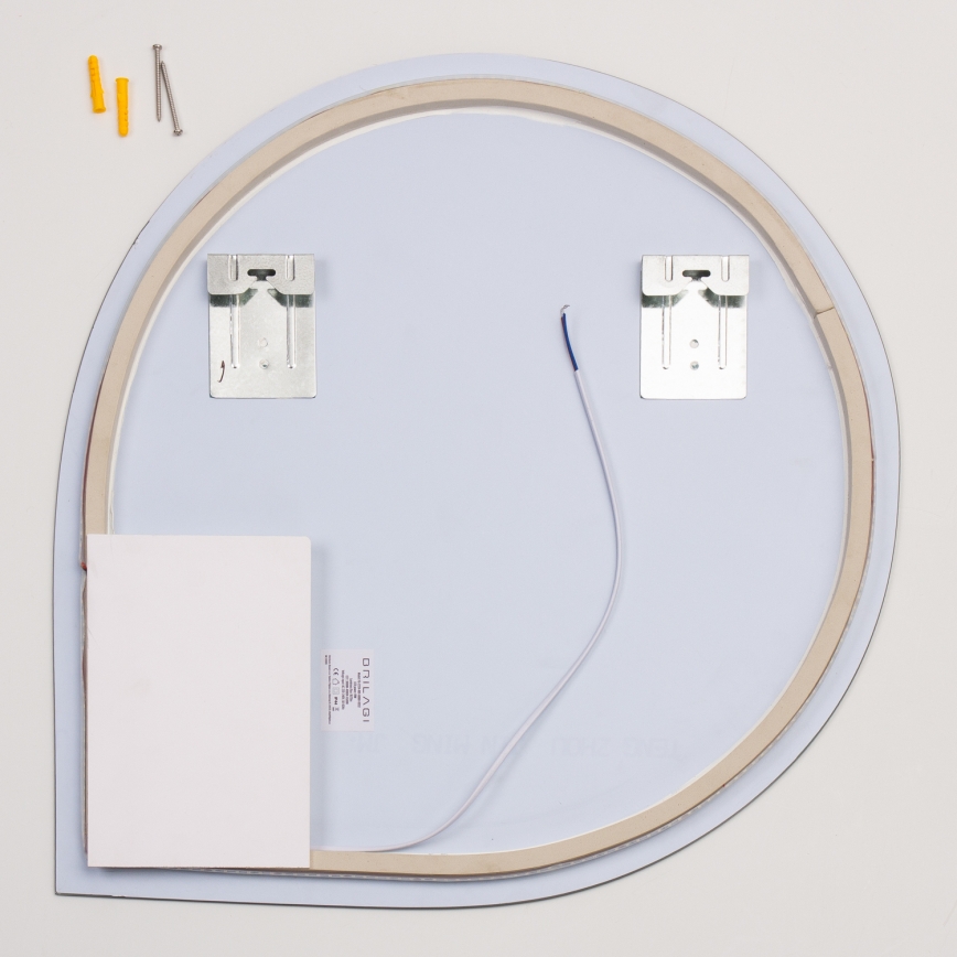 Brilagi - LED fürdőszobai tükör RICADI LED/19W/230V 60x60 cm IP44 CRI 90 dimmelhető + CCT