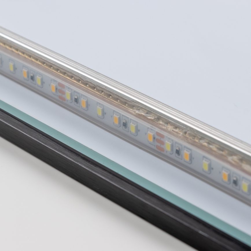 Brilagi - LED fürdőszobai tükör SUELLO LED/28W/230V 60x80 cm fekete IP44 CRI 90 fényerőszabályozható + CCT
