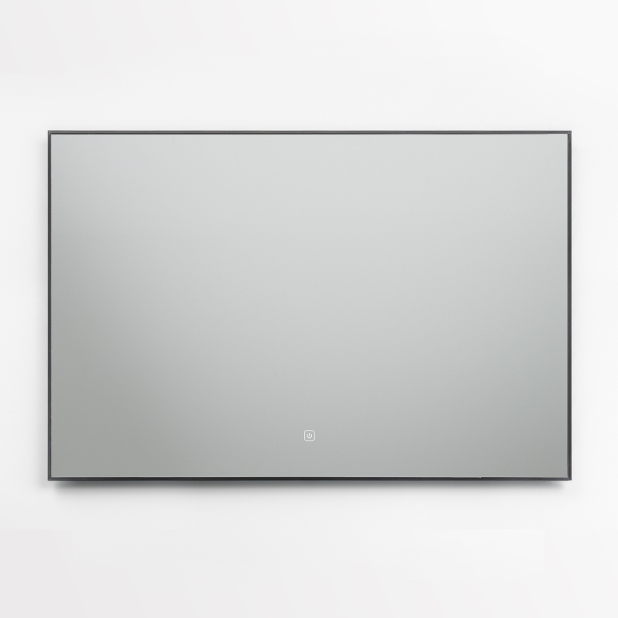 Brilagi - LED fürdőszobai tükör SUELLO LED/30W/230V 60x90 cm fekete IP44 CRI 90 dimmelhető + CCT