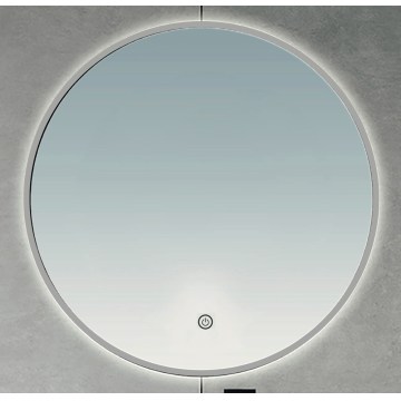 BRILAGI - LED fürdőszobai tükör VENA SILVER LED/32W/230V átm. 100 cm IP44 CRI 90 dimmelhető + CCT