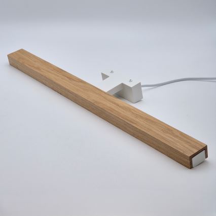 Brilagi - LED fürdőszobai tükörmegvilágítás WOODY MIRROR LED/12W/230V 60 cm IP44 tölgy/fehér