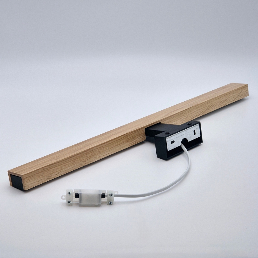 Brilagi - LED Fürdőszobai tükörmegvilágítás WOODY MIRROR LED/12W/230V 60 cm IP44 tölgy/fekete