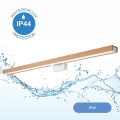 Brilagi - LED fürdőszobai tükörmegvilágítás WOODY MIRROR LED/15W/230V 90 cm IP44 tölgy/fehér
