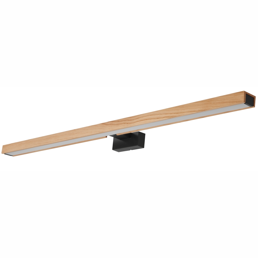 Brilagi - LED fürdőszobai tükörmegvilágítás WOODY MIRROR LED/15W/230V 90 cm IP44 tölgy/fekete