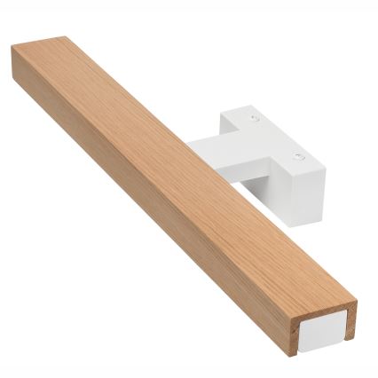 Brilagi - LED Fürdőszobai tükörmegvilágítás WOODY MIRROR LED/8W/230V 40 cm IP44 tölgy/fehér