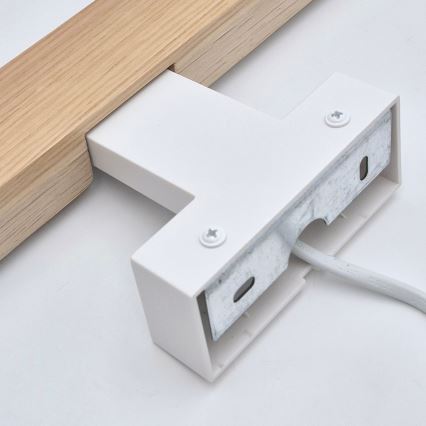 Brilagi - LED Fürdőszobai tükörmegvilágítás WOODY MIRROR LED/8W/230V 40 cm IP44 tölgy/fehér