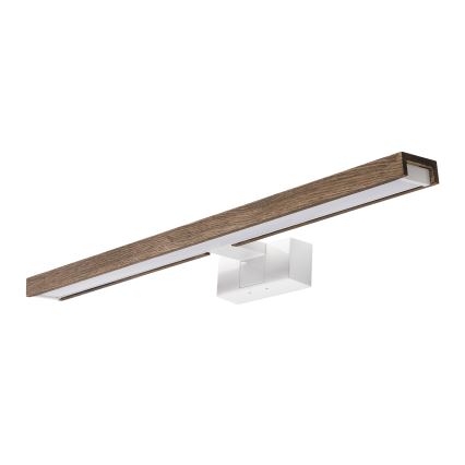 Brilagi - LED fürdőszobai tükörvilágítás 3 az 1-ben WOODY MIRROR 3v1 LED/12W/230V 60 cm IP44 fehér/tölgy dió