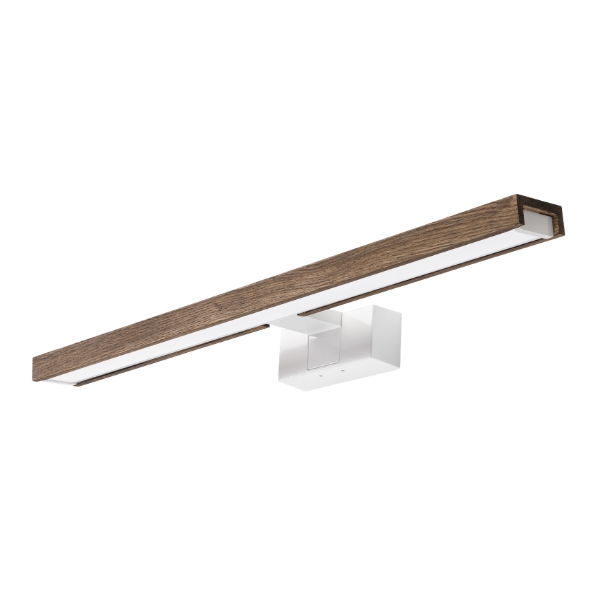 Brilagi - LED fürdőszobai tükörvilágítás 3 az 1-ben WOODY MIRROR 3v1 LED/12W/230V 60 cm IP44 fehér/tölgy dió