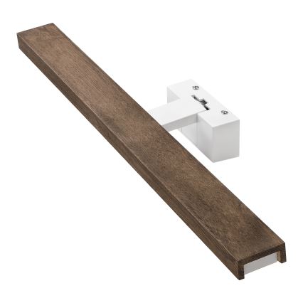 Brilagi - LED fürdőszobai tükörvilágítás 3 az 1-ben WOODY MIRROR 3v1 LED/12W/230V 60 cm IP44 fehér/tölgy dió