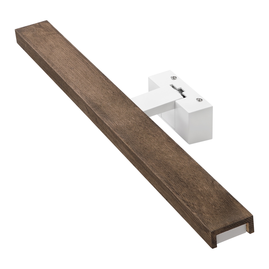 Brilagi - LED fürdőszobai tükörvilágítás 3 az 1-ben WOODY MIRROR 3v1 LED/12W/230V 60 cm IP44 fehér/tölgy dió