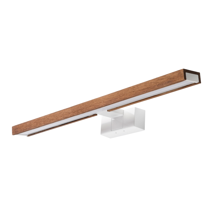 Brilagi - LED fürdőszobai tükörvilágítás 3 az 1-ben WOODY MIRROR LED/12W/230V 60 cm IP44 fehér/tölgy-cseresznye