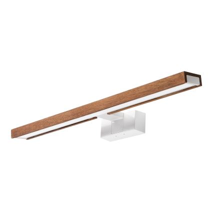 Brilagi - LED fürdőszobai tükörvilágítás 3 az 1-ben WOODY MIRROR LED/12W/230V 60 cm IP44 fehér/tölgy-cseresznye