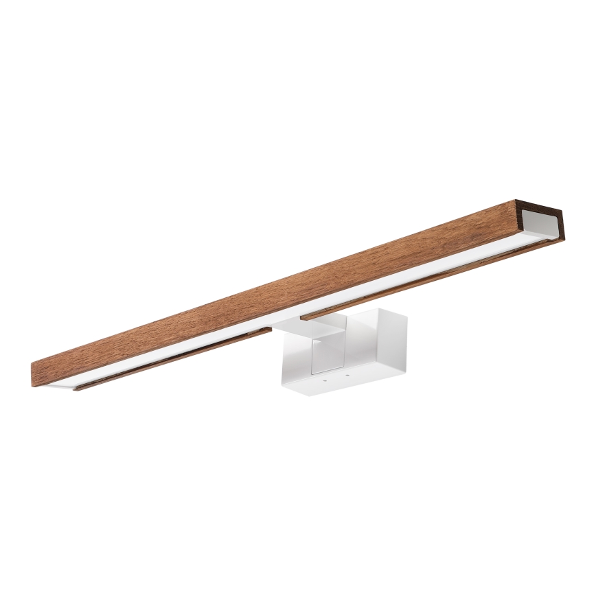 Brilagi - LED fürdőszobai tükörvilágítás 3 az 1-ben WOODY MIRROR LED/12W/230V 60 cm IP44 fehér/tölgy-cseresznye