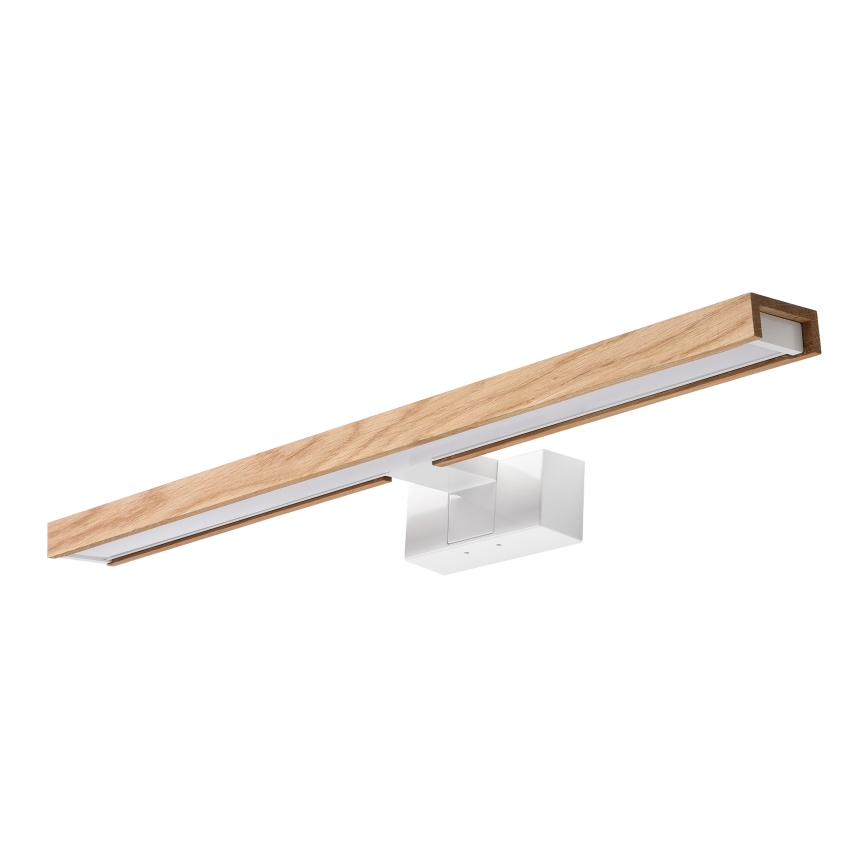 Brilagi - LED fürdőszobai tükörvilágítás 3 az 1-ben WOODY MIRROR LED/12W/230V 60 cm IP44 fehér/tölgy