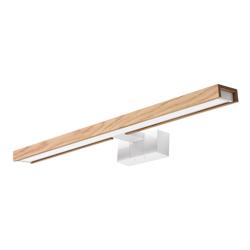 Brilagi - LED fürdőszobai tükörvilágítás 3 az 1-ben WOODY MIRROR LED/12W/230V 60 cm IP44 fehér/tölgy
