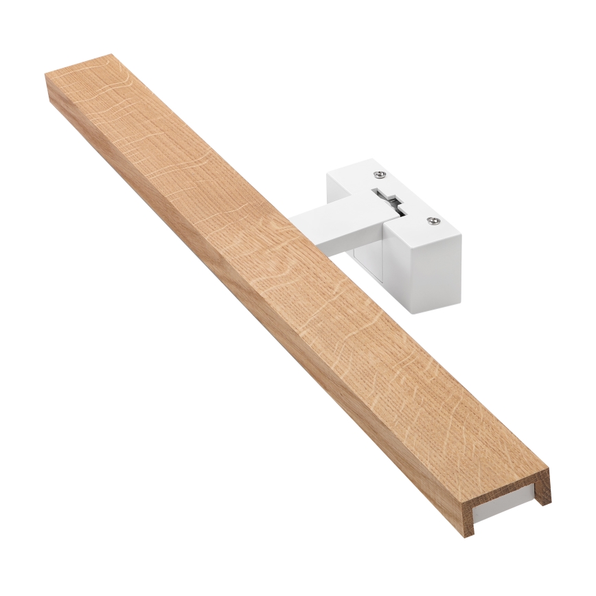 Brilagi - LED fürdőszobai tükörvilágítás 3 az 1-ben WOODY MIRROR LED/12W/230V 60 cm IP44 fehér/tölgy