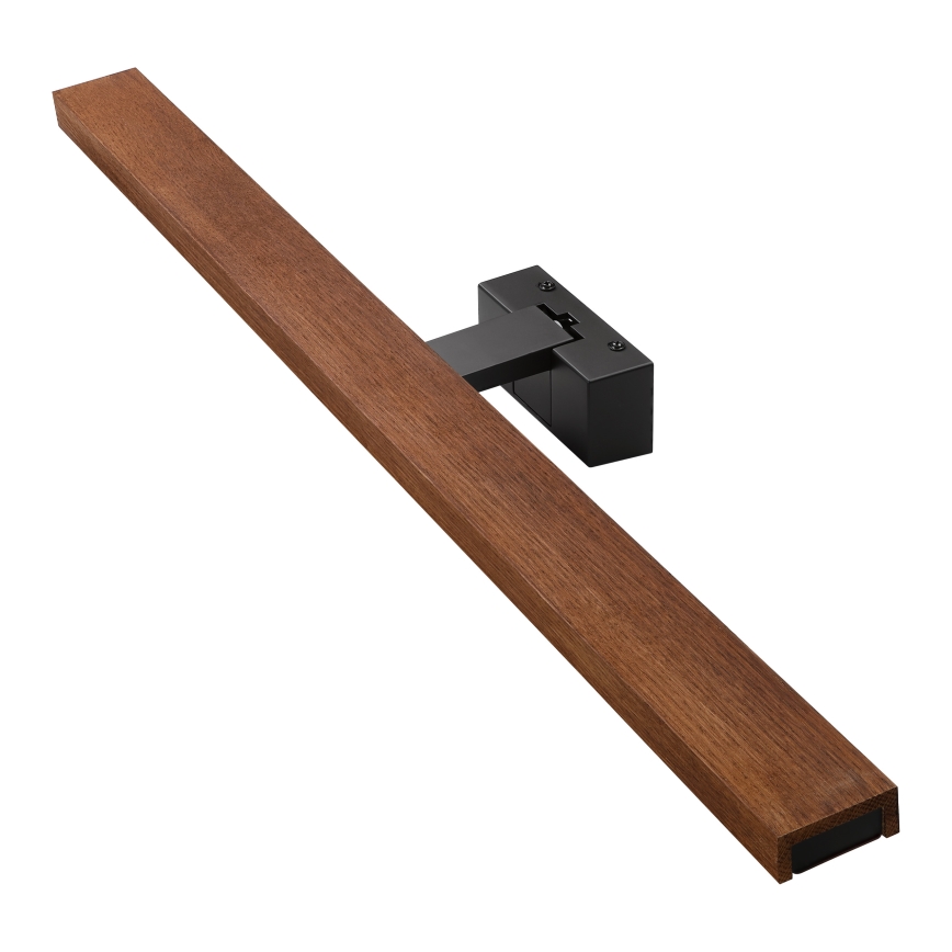 Brilagi - LED fürdőszobai tükörvilágítás 3 az 1-ben WOODY MIRROR LED/15W/230V 80 cm IP44 fekete/tölgy-cseresznye
