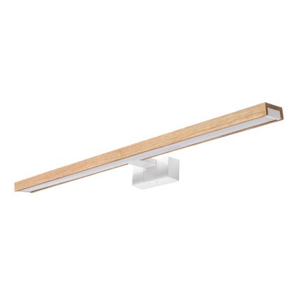 Brilagi - LED fürdőszobai tükörvilágítás 3 az 1-ben WOODY MIRROR LED/15W/230V 80 cm IP44 fehér/tölgy