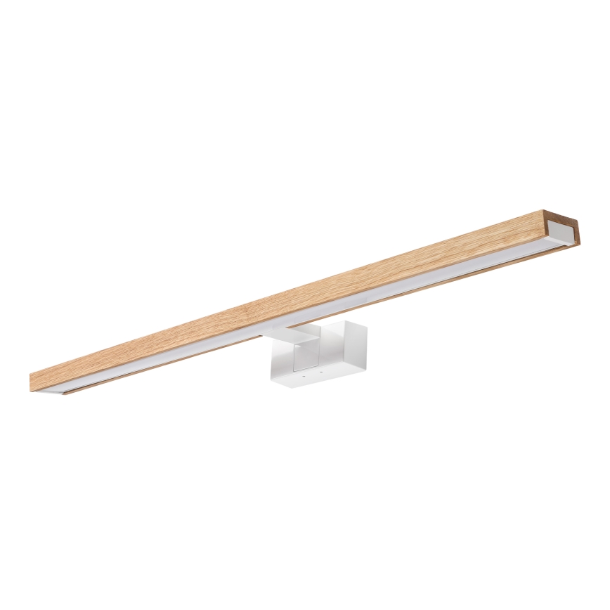Brilagi - LED fürdőszobai tükörvilágítás 3 az 1-ben WOODY MIRROR LED/15W/230V 80 cm IP44 fehér/tölgy