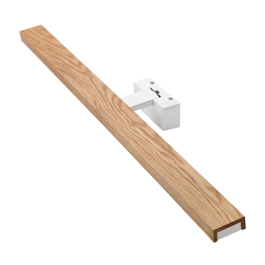 Brilagi - LED fürdőszobai tükörvilágítás 3 az 1-ben WOODY MIRROR LED/15W/230V 80 cm IP44 fehér/tölgy
