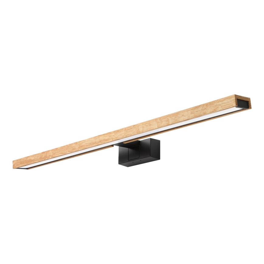 Brilagi - LED fürdőszobai tükörvilágítás 3 az 1-ben WOODY MIRROR LED/15W/230V 80 cm IP44 fekete/tölgy