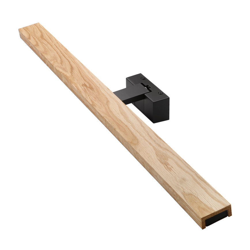 Brilagi - LED fürdőszobai tükörvilágítás 3 az 1-ben WOODY MIRROR LED/15W/230V 80 cm IP44 fekete/tölgy