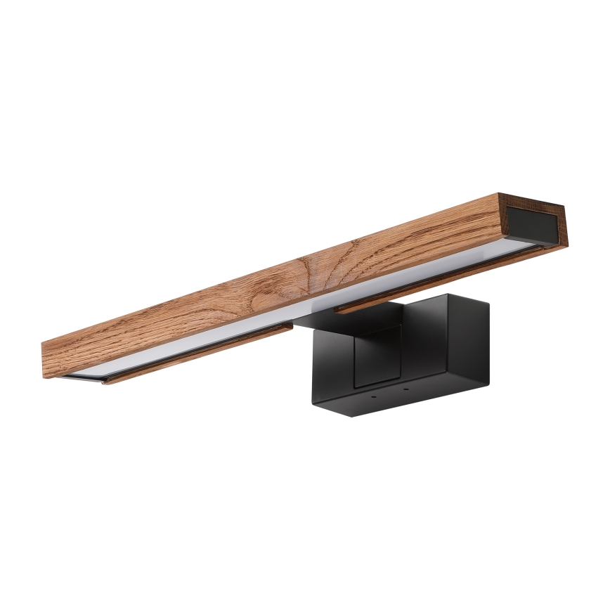 Brilagi - LED fürdőszobai tükörvilágítás 3 az 1-ben WOODY MIRROR LED/8W/230V 40 cm IP44 fekete/tölgy