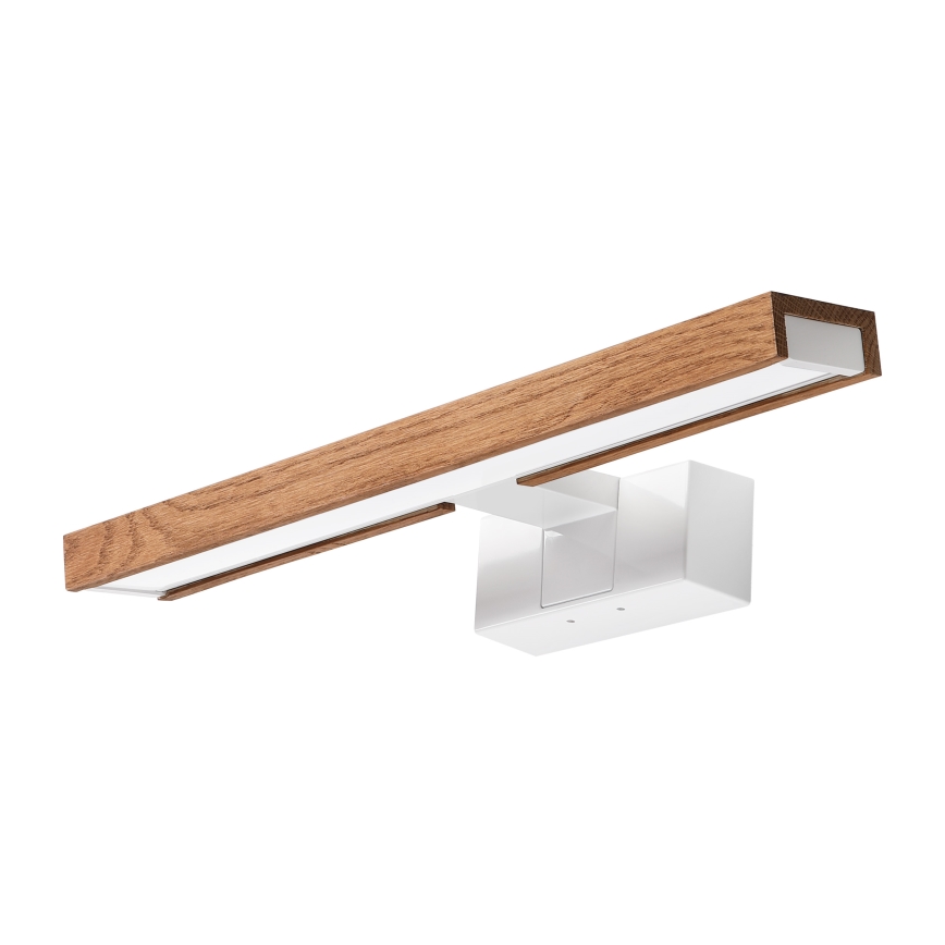 Brilagi - WOODY MIRROR 3 az 1-ben LED fürdőszobai tükörvilágítás LED/8W/230V 40 cm IP44 fehér/tölgy-cseresznye