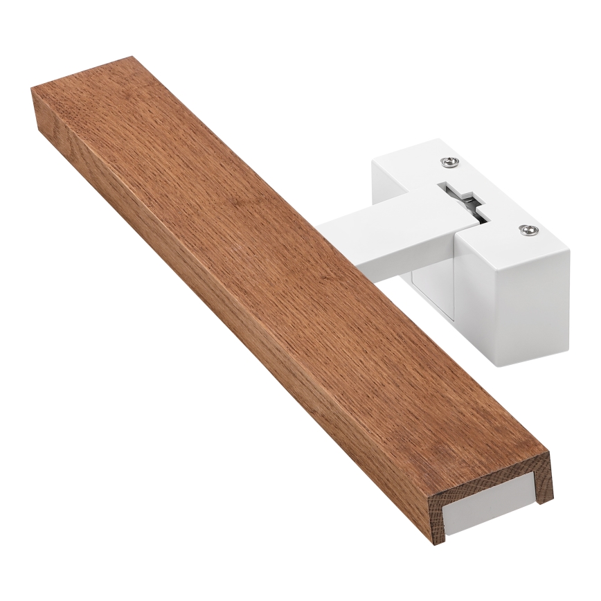 Brilagi - WOODY MIRROR 3 az 1-ben LED fürdőszobai tükörvilágítás LED/8W/230V 40 cm IP44 fehér/tölgy-cseresznye