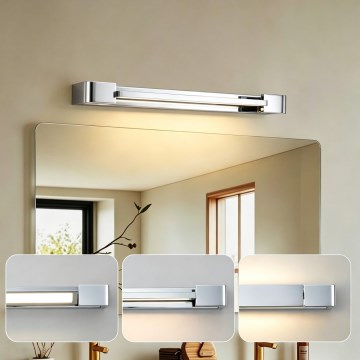 Brilagi - LED fürdőszobai tükörvilágítás AQUA LINE LED/12W/230V 45 cm IP44 fényes króm CRI 90