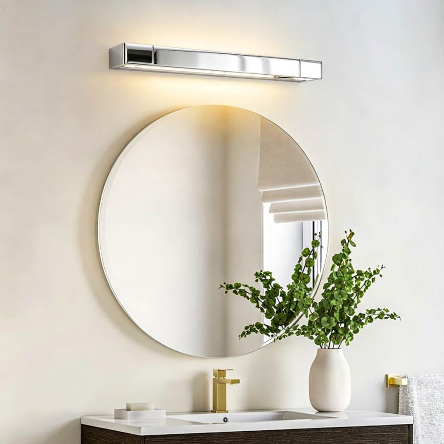 Brilagi - LED fürdőszobai tükörvilágítás AQUA LINE LED/12W/230V 45 cm IP44 fényes króm CRI 90