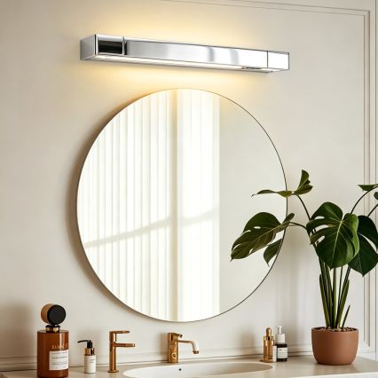 Brilagi - LED fürdőszobai tükörvilágítás AQUA LINE LED/12W/230V 45 cm IP44 fényes króm CRI 90