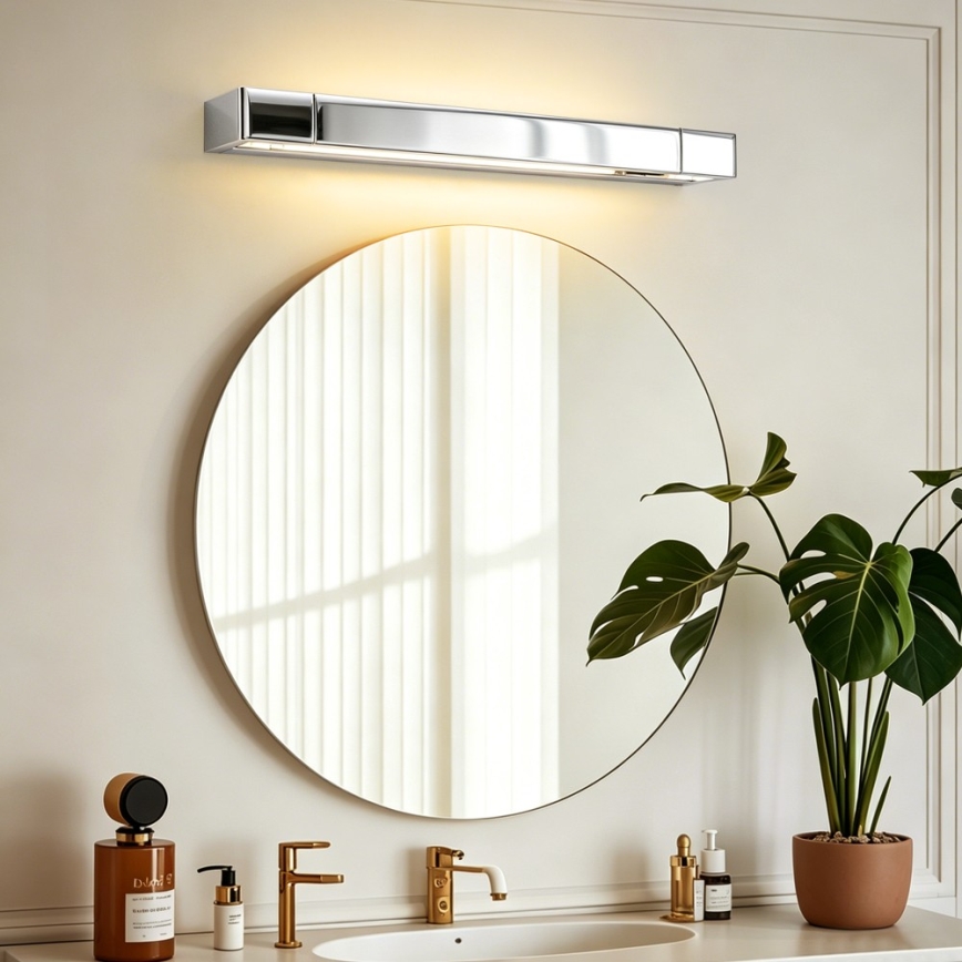 Brilagi - LED fürdőszobai tükörvilágítás AQUA LINE LED/12W/230V 45 cm IP44 fényes króm CRI 90