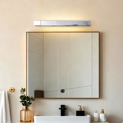 Brilagi - LED fürdőszobai tükörvilágítás AQUA LINE LED/12W/230V 45 cm IP44 fényes króm CRI 90