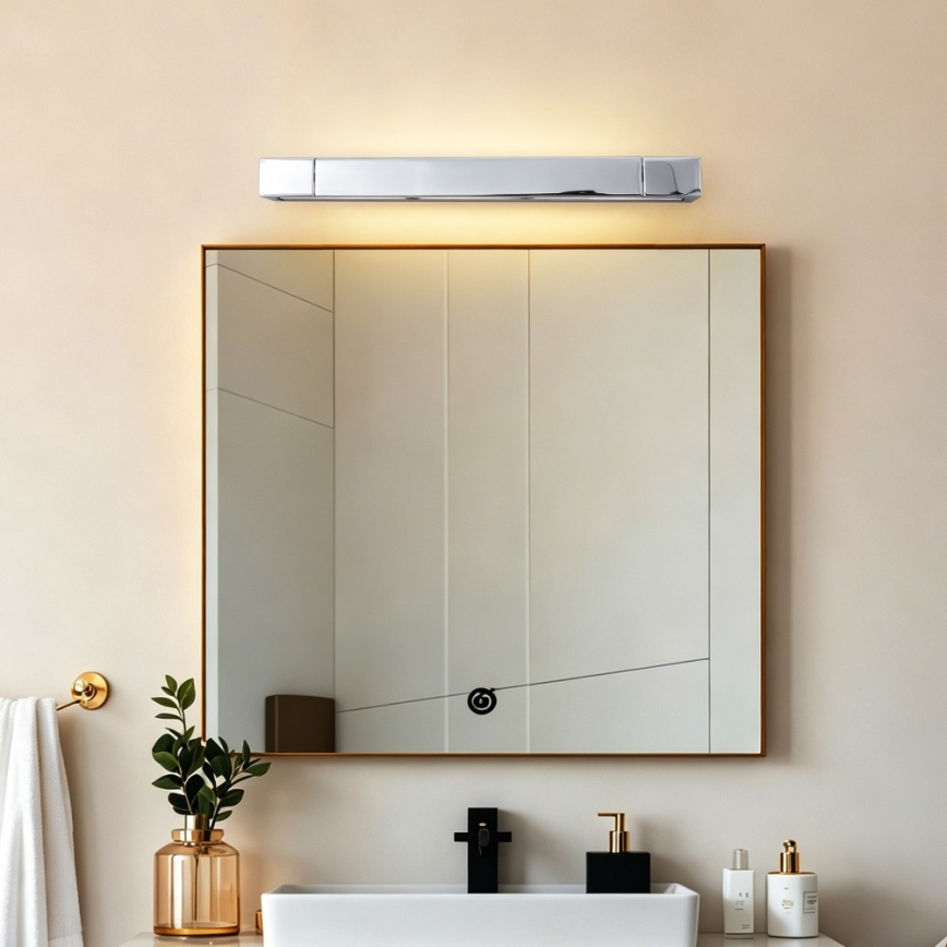 Brilagi - LED fürdőszobai tükörvilágítás AQUA LINE LED/12W/230V 45 cm IP44 fényes króm CRI 90