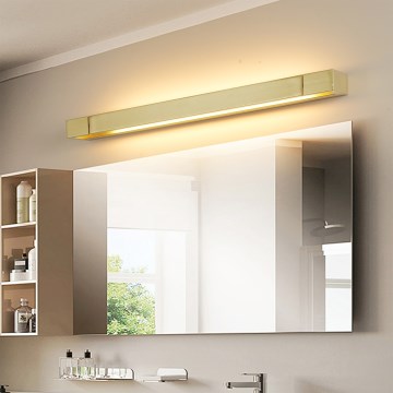 Brilagi - LED fürdőszobai tükörvilágítás AQUA LINE LED/18W/230V 60 cm IP44 arany CRI 90