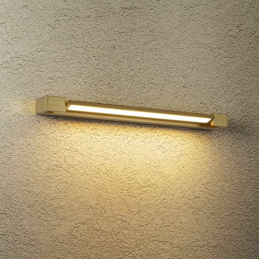 Brilagi - LED fürdőszobai tükörvilágítás AQUA LINE LED/18W/230V 60 cm IP44 arany CRI 90