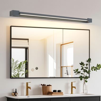 Brilagi - LED fürdőszobai tükörvilágítás AQUA LINE LED/24W/230V 90 cm IP44 antracit CRI 90