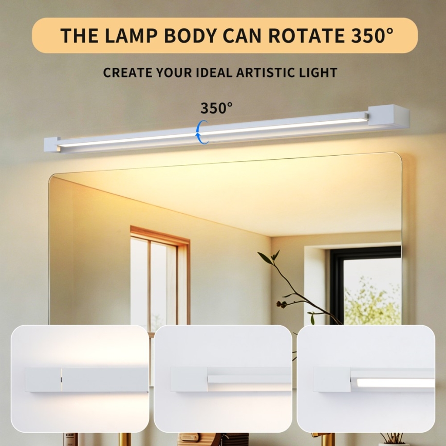 BRILAGI - LED fürdőszobai tükörvilágítás AQUA LINE LED/28W/230V 100 cm IP44 fehér CRI 90