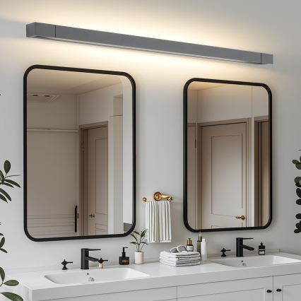 Brilagi - LED fürdőszobai tükörvilágítás AQUA LINE LED/36W/230V 120 cm IP44 antracit CRI 90