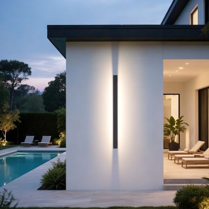 Brilagi - LED fürdőszobai tükörvilágítás AQUA LINE LED/36W/230V 120 cm IP44 antracit CRI 90
