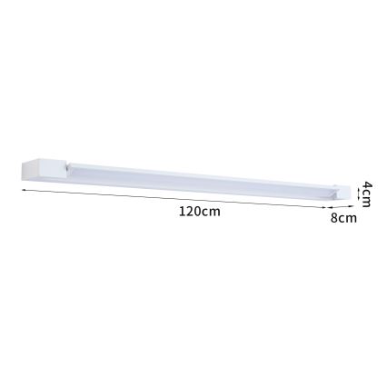 Brilagi - LED fürdőszobai tükörvilágítás AQUA LINE LED/36W/230V 120 cm IP44 fehér CRI 90