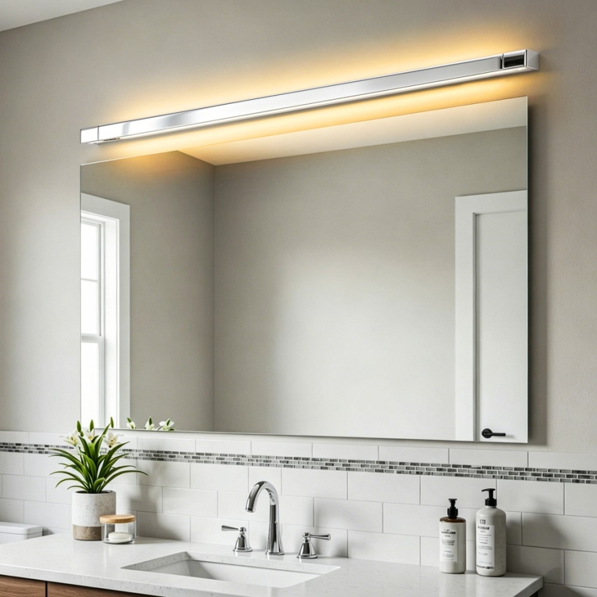 Brilagi - LED fürdőszobai tükörvilágítás AQUA LINE LED/36W/230V 120 cm IP44 fényes króm CRI 90