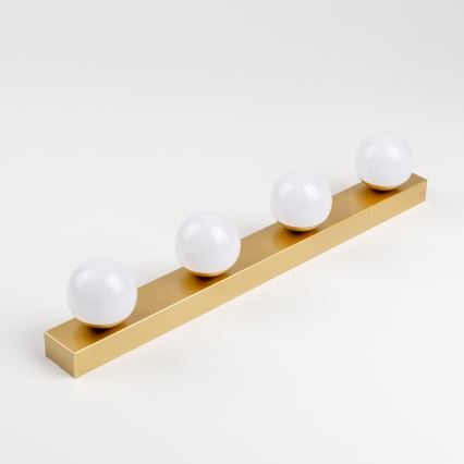 Brilagi - LED fürdőszobai tükörvilágítás HOLLYWOOD 4xLED/3W/230V 53 cm IP44 arany